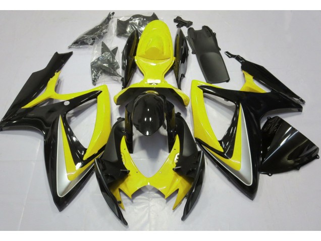 Glänzendes Gelb Ohne Abzeichen 06-07 GSXR 600-750 Motorrad Verkleidung