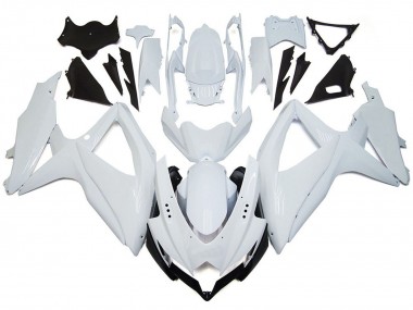 Glänzendes Glänzend Weiß 08-10 GSXR 600-750 Motorrad Verkleidung