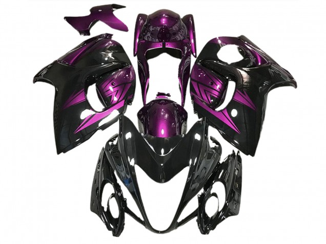 Glänzendes Schwarz & Dunkelviolett 08-20 GSXR 1300 Motorrad Verkleidung