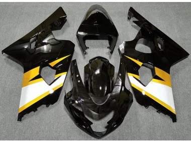 Glänzendes Schwarz & Gelb 04-05 GSXR 600-750 Motorrad Verkleidung