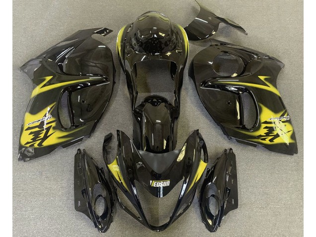 Glänzendes Schwarz & Gelb 08-20 GSXR 1300 Motorrad Verkleidung