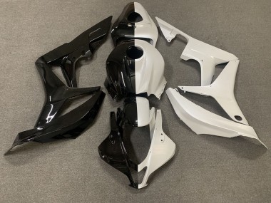Glänzendes Schwarz/Weiß-Split 07-08 CBR600RR Motorrad Verkleidung