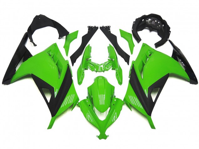 Glanzgrün & Schwarz 13-18 Ninja 300 Motorrad Verkleidung