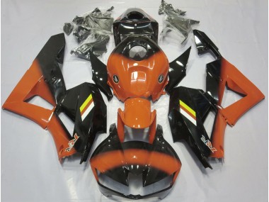 Glanzorange & Schwarz Verblassen 13-23 CBR600RR Motorrad Verkleidung