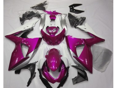 Glanzrosa & Weiß 09-16 GSXR 1000 Motorrad Verkleidung