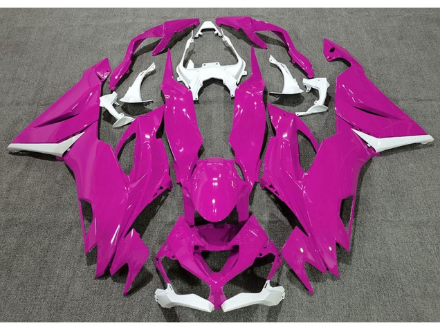 Glanzrosa & Weiß 19-23 ZX6R Motorrad Verkleidung Glanzrosa & Weiß 19-23 ZX6R Motorrad Verkleidung