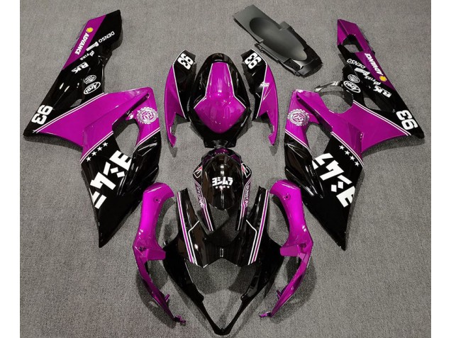 Glanzrosa & Schwarz Benutzerdefiniert 05-06 GSXR 1000 Motorrad Verkleidung Glanzrosa & Schwarz Benutzerdefiniert 05-06 GSXR 1000 Motorrad Verkleidung