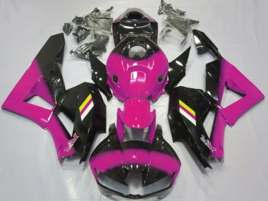 Glanzrosa & Schwarz Verblassend 13-23 CBR600RR Motorrad Verkleidung