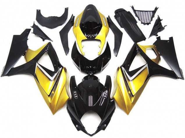 Goldgelb Benutzerdefiniert OEM-Stil 07-08 GSXR 1000 Motorrad Verkleidung Goldgelb Benutzerdefiniert OEM-Stil 07-08 GSXR 1000 Motorrad Verkleidung
