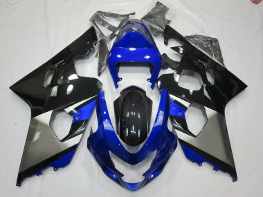 Grau Blau & Schwarz 04-05 GSXR 600-750 Motorrad Verkleidung