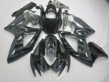 Grau Flamme 06-07 GSXR 600-750 Motorrad Verkleidung