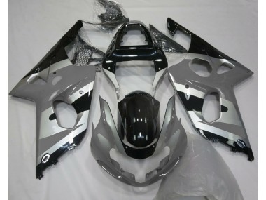 Grau-Silber OEM-Stil 00-02 GSXR 1000 Motorrad Verkleidung