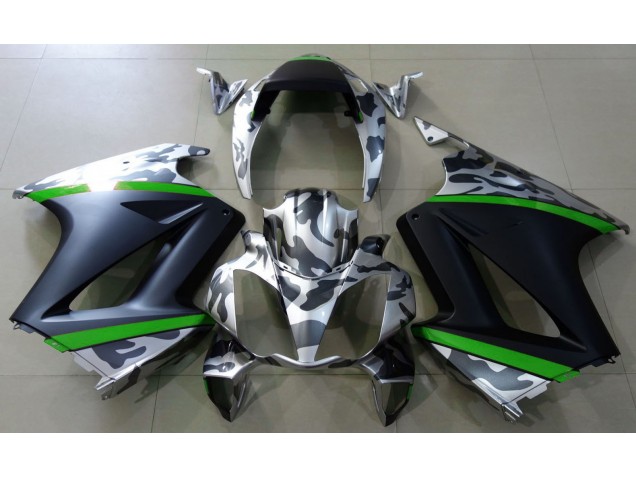 Grau Tarnung & Grün 02-12 VFR800 Motorrad Verkleidung Grau Tarnung & Grün 02-12 VFR800 Motorrad Verkleidung