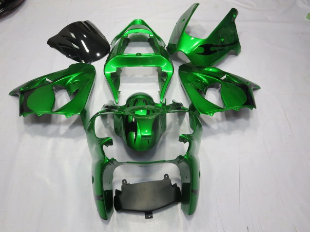 Grün 00-02 ZX6R Motorrad Verkleidung Grün 00-02 ZX6R Motorrad Verkleidung