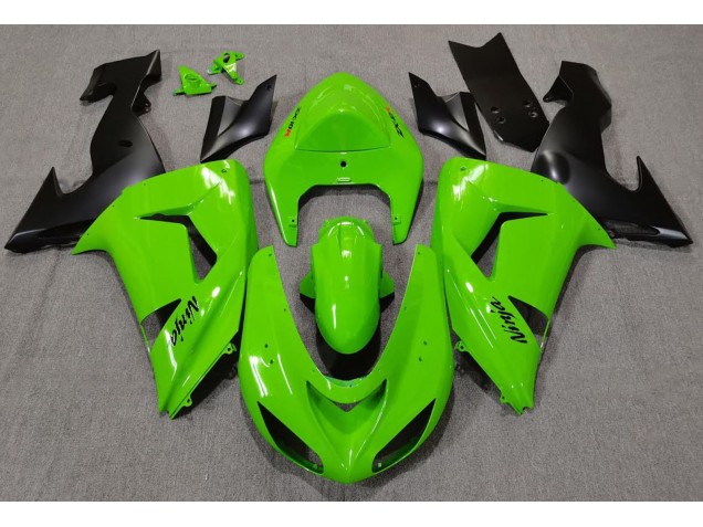 Grün 06-07 ZX10R Motorrad Verkleidung Grün 06-07 ZX10R Motorrad Verkleidung