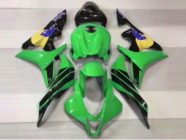 Grün & Blau Bull 07-08 CBR600RR Motorrad Verkleidung