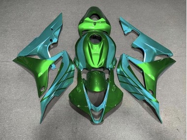 Grün-Blaugrün 07-08 CBR600RR Motorrad Verkleidung