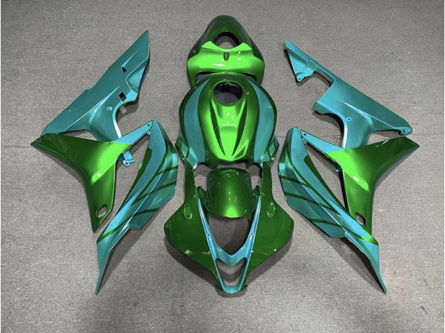 Grün-Blaugrün 07-08 CBR600RR Motorrad Verkleidung