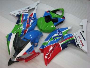 Grün Fiat 08-16 R6 Motorrad Verkleidung