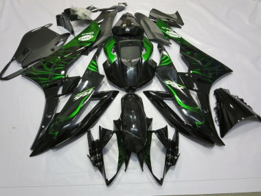 Grün Flamme 06-07 R6 Motorrad Verkleidung