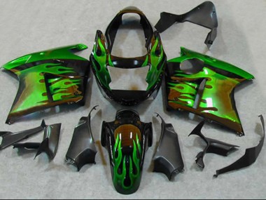 Grün Flamme 96-07 CBR1100XX Motorrad Verkleidung