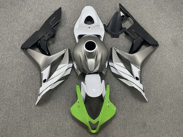 Grün-Weiß & Grau 07-08 CBR600RR Motorrad Verkleidung