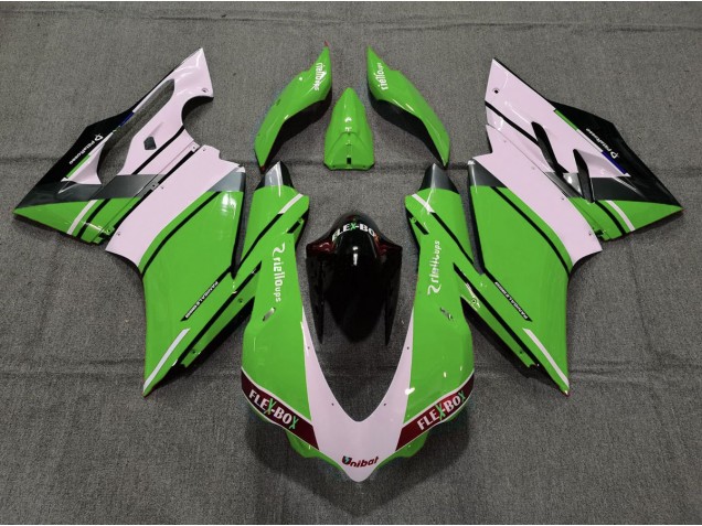 Grün OEM-Stil 15-17 Ducati 959 1299 Motorrad Verkleidung Grün OEM-Stil 15-17 Ducati 959 1299 Motorrad Verkleidung