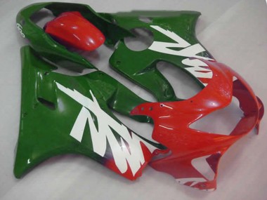 Grün-Rot-Weiß-Aufkleber 99-00 CBR600 F4 Motorrad Verkleidung