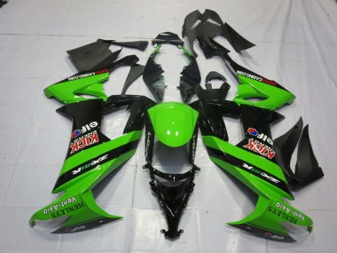 Grün & Schwarz 08-10 ZX10R Motorrad Verkleidung
