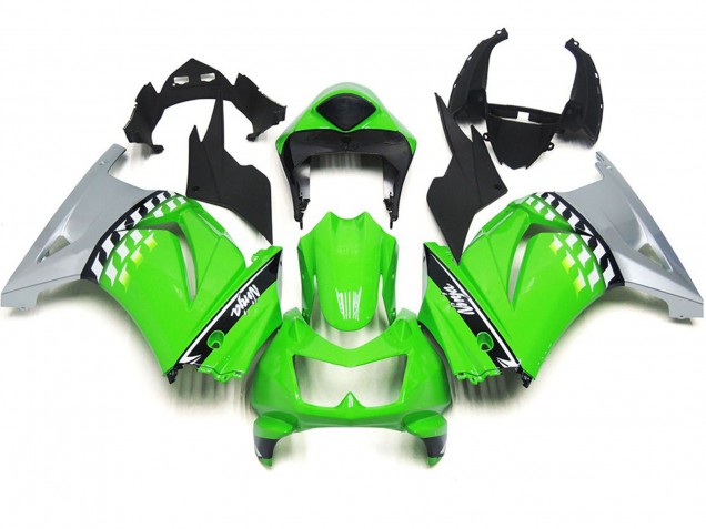 Grün & Schwarz 08-12 Ninja 250 Motorrad Verkleidung Grün & Schwarz 08-12 Ninja 250 Motorrad Verkleidung