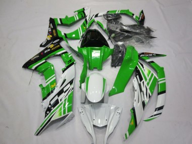 Grün-Weiß-Schwarz 1 11-15 ZX10R Motorrad Verkleidung