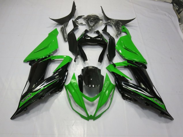 Grün Schwarz 13-18 ZX6R Motorrad Verkleidung Grün Schwarz 13-18 ZX6R Motorrad Verkleidung