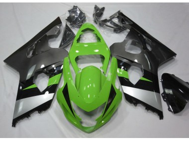 Grün & Silber 04-05 GSXR 600-750 Motorrad Verkleidung