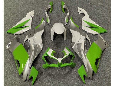 Grün-Weiß & Silber 19-23 ZX6R Motorrad Verkleidung