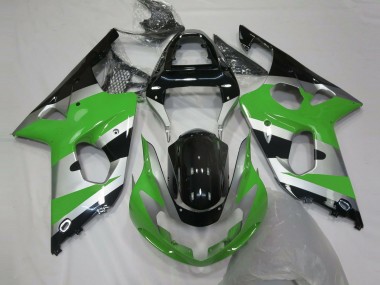 Grün Silber OEM Stil 00-02 GSXR 1000 Motorrad Verkleidung