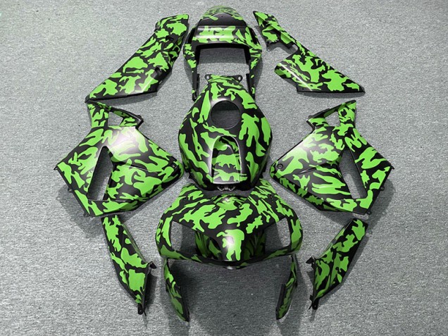 Grün Tarnung 03-04 CBR600RR Motorrad Verkleidung