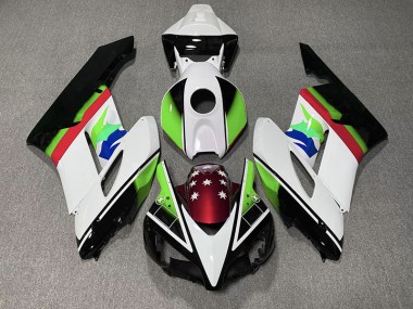 Grüne & Rot Flagge 04-05 CBR1000RR Motorrad Verkleidung