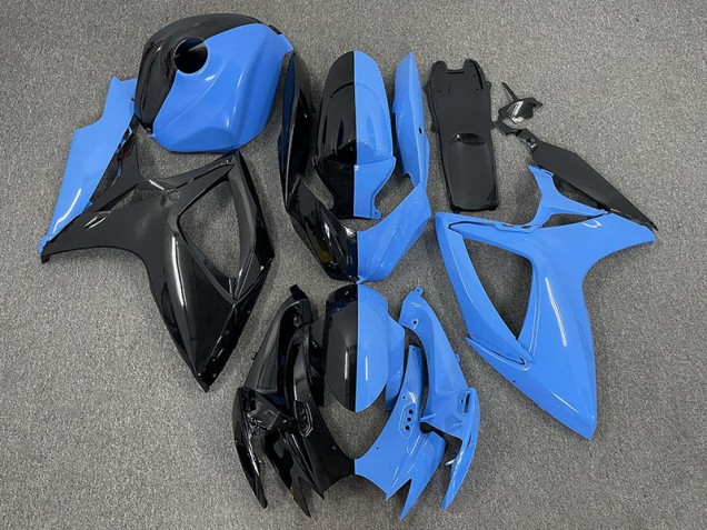Halbblau & Schwarz 06-07 GSXR 600-750 Motorrad Verkleidung Halbblau & Schwarz 06-07 GSXR 600-750 Motorrad Verkleidung