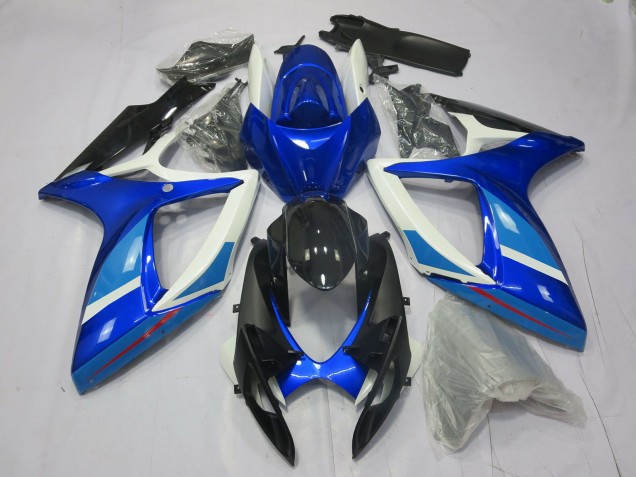Hell- & Tiefes Blau 06-07 GSXR 600-750 Motorrad Verkleidung