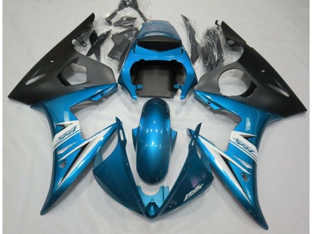 Hellblau & Weiß 03-04 R6 Motorrad Verkleidung