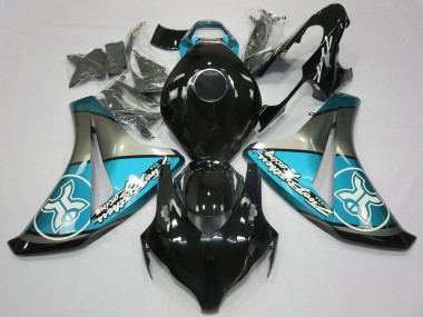 Hellblau Auf Schwarz Kundenspezifisch 08-11 CBR1000RR Motorrad Verkleidung