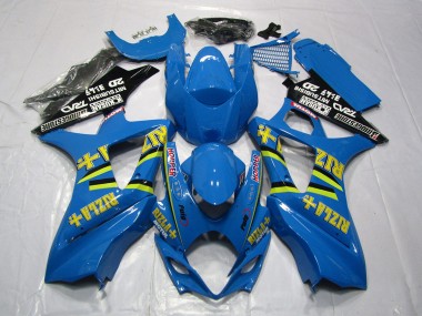 Hellblau Rizla 07-08 GSXR 1000 Motorrad Verkleidung