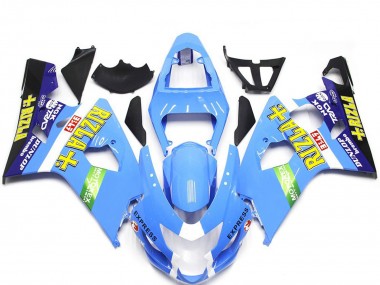 Hellblau Rizla Stil 04-05 GSXR 600-750 Motorrad Verkleidung