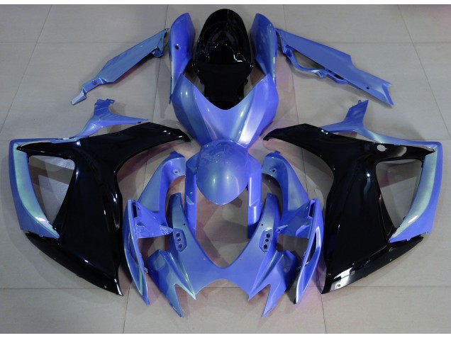Hellblau & Schwarz 06-07 GSXR 600-750 Motorrad Verkleidung