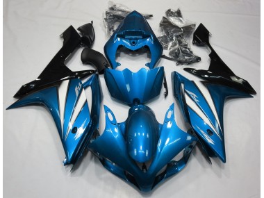 Hellblau Weiß & Schwarz 07-08 R1 Motorrad Verkleidung