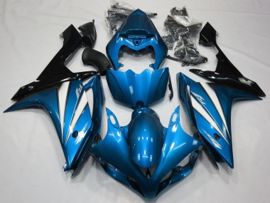 Hellblau Weiß & Schwarz 07-08 R1 Motorrad Verkleidung