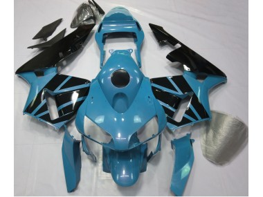 Hellblau & Schwarz Glänzend 03-04 CBR600RR Motorrad Verkleidung