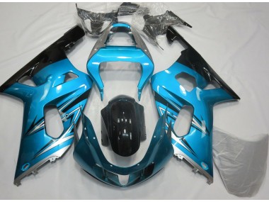 Hellblau & Silber 01-03 GSXR 600-750 Motorrad Verkleidung