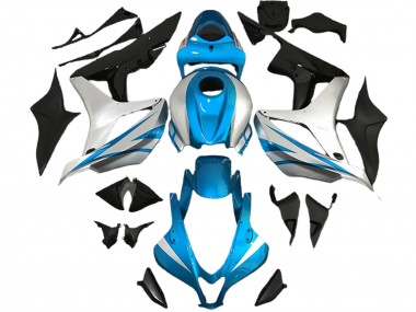 Hellblau & Silber OEM Stil 07-08 CBR600RR Motorrad Verkleidung