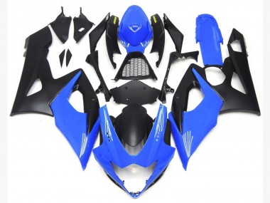Hellglänzendes Blau & Matt Schwarz Unten 05-06 GSXR 1000 Motorrad Verkleidung